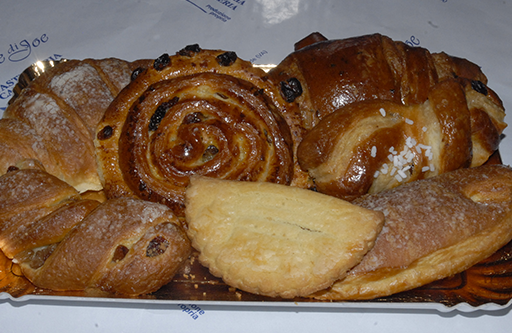 Brioches preparate nel laboratorio artigianale